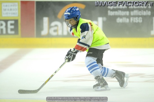 2012-06-29 Stage estivo hockey Asiago 0868 Partita - Leonardo Quadrio